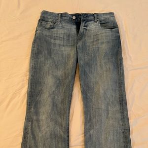 7 For All Mankind Luxe Performance Slimmy Jeans 31x33 LIKE NEW